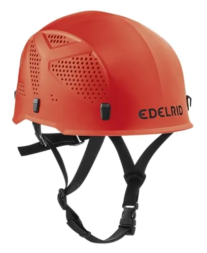 Edelrid Ultralight III red (200) - Kletterhelm für sicheres Bouldern und Klettern, mit robuster Polypropylen-Schale, optimaler Belüftung und verstellbarem Tragesystem für höchsten Komfort.
