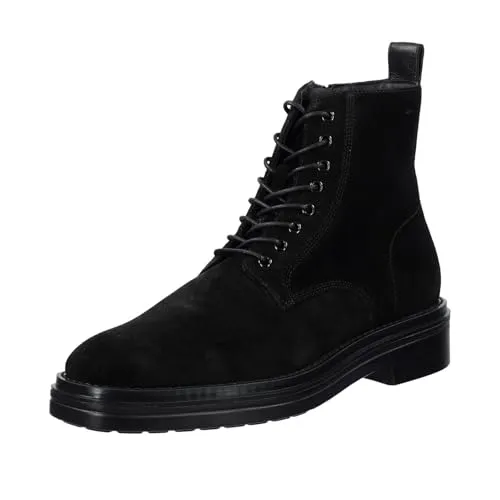 GANT FOOTWEAR Herren BOGGAR Stiefelette, Black, 43 EU