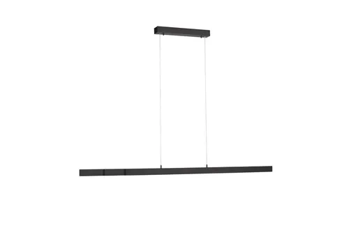 Just Light. LED-Pendelleuchte 3-flammig - Anthrazit/Weiß - Moderne LED-Pendelleuchte in anthrazit mit höhenverstellbarem und ausziehbarem Design, ideal für individuelle Raumgestaltungen und stimmungsvolle Beleuchtung.