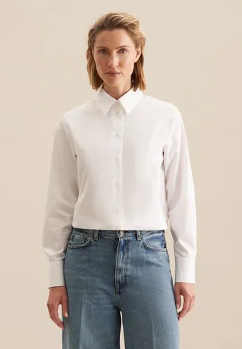Hemdbluse SEIDENSTICKER Damen 3XL, elegant und komfortabel - Blusen aus 100% Baumwolle im regular fit, ideal für Büro und Freizeit, mit hochwertigem Twill und edlen Perlmuttknöpfen für einen femininen Look.