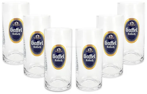 Mixcompany Glas Gaffel Kölsch Bier Glas Set – 6x 0,1l geeichte Gläser - Das Set enthält 6 stilvolle Gaffel Kölsch Gläser (0,1l), perfekt für gesellige Abende. Ideal für den Genuss von Kölsch mit Freunden.
