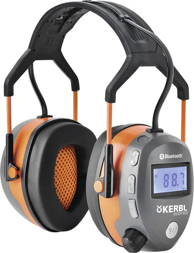 KERBL Multimedia Gehörschützer mit Radio-Funktion - Gehörschutz mit integrierter Bluetooth-Funktion für Musik und Telefonate, hohe Geräuschreduzierung von bis zu 29 dB, ideal für laute Umgebungen.