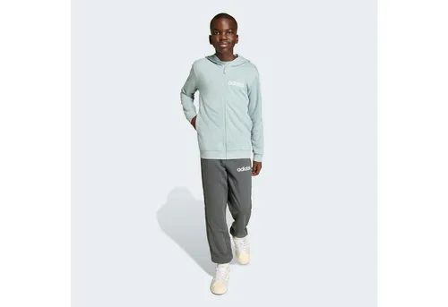 adidas Sportswear Trainingsanzug ESSENTIALS KINDER (2-tlg) - Bequemer adidas Trainingsanzug aus weichem French Terry, ideal für entspannte Tage und aktive Abenteuer. Die lässige Passform sorgt für Freiheit in jeder Bewegung. Ein Must-Have für Komfort und Stil!