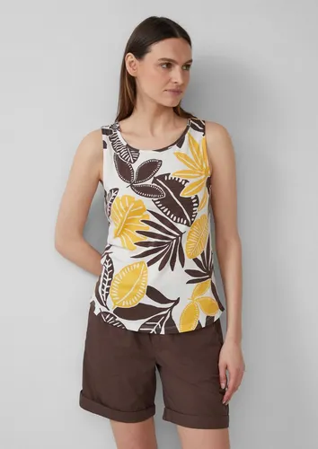 s.Oliver Shirttop Top mit dekorativem Cut-out Cut Out