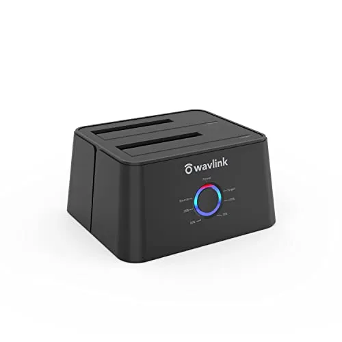 WAVLINK Dual Bay SATA zu USB3.0 Externe Festplatten Docking Station