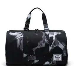 Herschel Novel Duffle 42.5 - Stilvolle Reisetasche in Dye Wash Black - Reisetasche mit 42,5 Litern Volumen, abnehmbarem Schultergurt und separatem Schuhfach – ideal für Wochenendtrips und sportliche Aktivitäten.