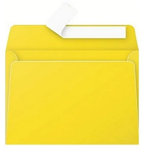 Briefumschlag Pollen C6 120g VE=200 Stück Haftklebung sonne in gelb von Clairefontaine