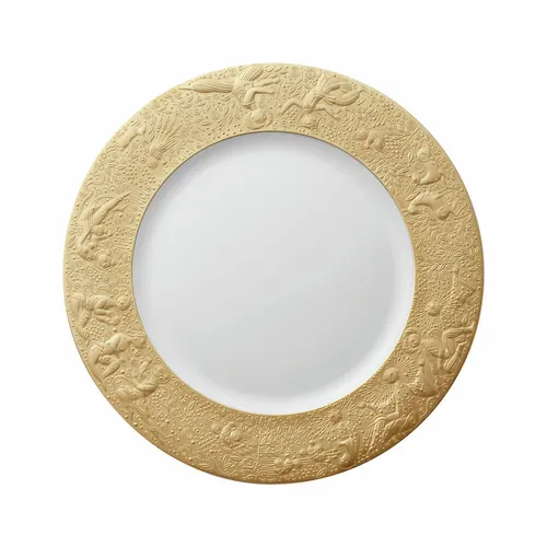 Rosenthal Platzteller Zauberflöte Sarastro, 29 cm in gold von Rosenthal