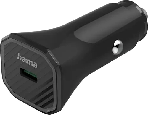 Hama Auto-Ladegerät Eco USB-C, Power Delivery (PD)/Qualcomm® 3.0, 25W, Schwarz