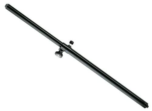 K&M 21337 Distanzrohr für Lautsprecher-Satellitensysteme - Elektronik & Foto – Praktisches Distanzrohr aus pulverbeschichtetem Stahl mit variabler Höhenerweiterung von 90,5 bis 145 cm, ideal für DJs und Musiker.