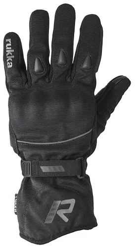 Rukka Virium 2.0 GTX Motorrad Handschuhe - Schwarz, Größe 10 - Hochwertige Motorradhandschuhe aus Gore-Tex für optimale Wetterbeständigkeit und perfekten Grip auf der Straße.