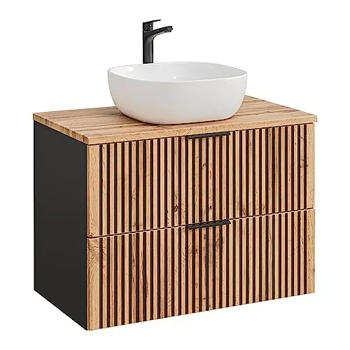 Lomadox Waschtisch XANTEN-56, 80 cm inkl. Waschbecken