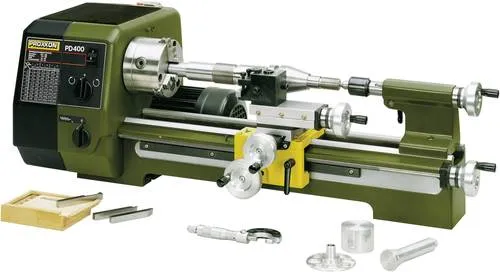 Proxxon Micromot PD 400 Präzisions-Drehmaschine 550W - Elektrowerkzeuge (diverses) - Ideal für präzises Drehen und Schneiden, schwingungsfreies Arbeiten selbst bei hoher Belastung.