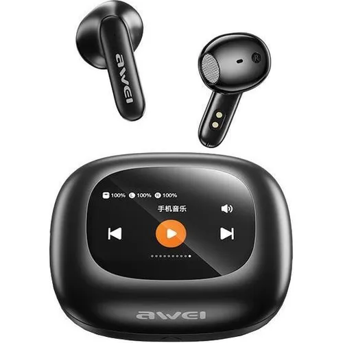 Produktbild Awei słuchawki Bluetooth 5.4 TP97 TWS + stacja dokująca czarny/black (5 h, Docking, Kabellos) (TP97)