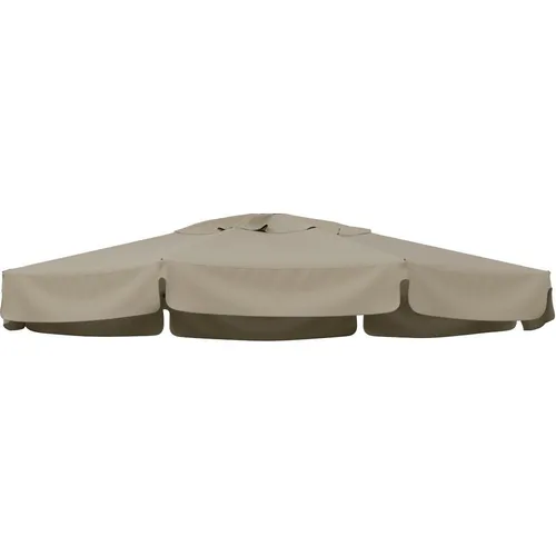 Sun Garden Easy Sun TM Ersatzbezug 350 cm - Beige B054 - Sonnenschirm-Ersatzbezug aus strapazierfähigem Olefin-Gewebe, wasserabweisend und farbecht. Ideal für langlebigen Sonnenschutz und elegante Akzente in Ihrem Außenbereich.