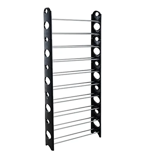 ESTEXO Schuhregal Schuhschrank Schuhablage Schuhständer Regal Aufbewahrung beliebig erweiterbar 10 Ebenen