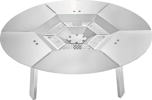 VEVOR Wärmeverteiler für Feuerschale 635x254 mm - Feuerkörbe & -schalen – Effiziente Wärmezirkulation für optimale Brenneffizienz und gleichmäßige Wärmeverteilung beim Camping oder im Garten.