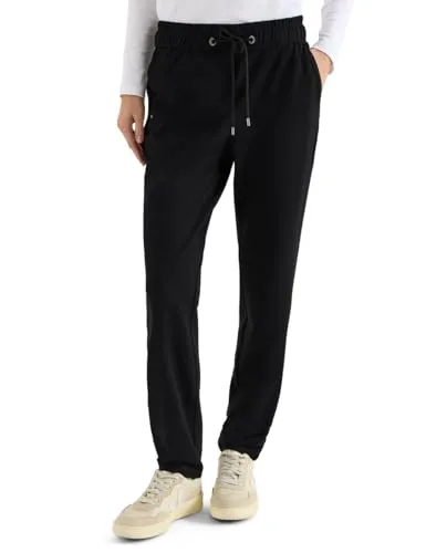 Cecil Hose mit Glitzer-Tape Black S in schwarz von CECIL