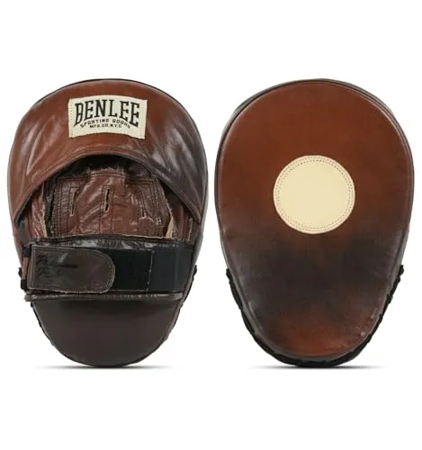 Benlee Rocky Marciano Boxhandschuhe Premium Pad – Beige/Braun - Arbeitsspeicher, hochwertige Boxhandschuhe aus 100% Leder für optimalen Schutz und Komfort beim Training.