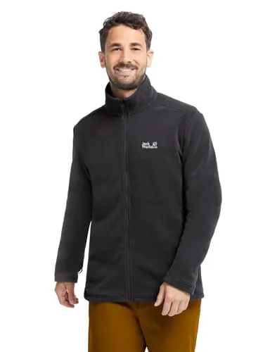 Jack Wolfskin TAUNUS 200 FZ M Fleecejacke - Vielseitige 3-in-1-Fleecejacke mit Reißverschlusssystem und praktischen Hüfttaschen. Ideal für wechselhaftes Wetter und outdoor Aktivitäten.