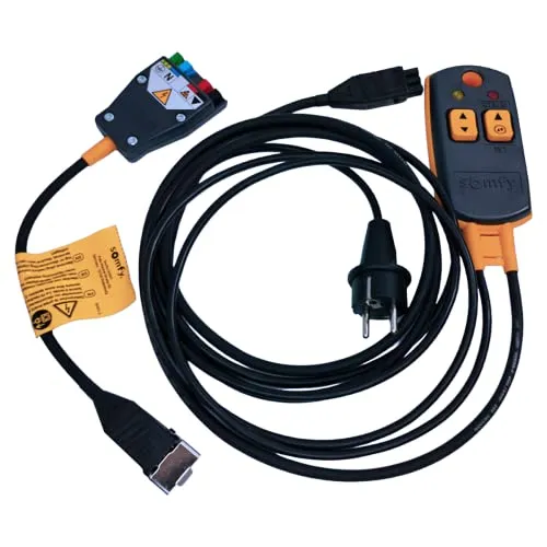 Somfy Einstellkabel 9015971 - Fliegengitter Montagekabel, vielseitig und ideal für die einfache Installation von Somfy-Antrieben mit Spannungsanzeige und Schnellanschlussklemmen.