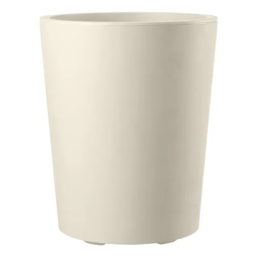 Kreher XL Pflanzkübel Millennium – 48L Doppelwandig in Naturstein-Optik (Creme) - Eleganter 48L Pflanzkübel in Naturstein-Optik, ideal für Garten und Balkon. Mit integriertem Bewässerungssystem für optimale Pflege Ihrer Pflanzen. Robust und pflegeleicht, perfekt für drinnen und draußen!