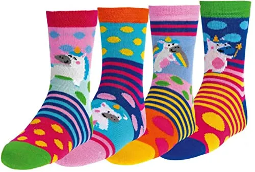 TippTexx 24 ABS-Socken 6 Paar Kinder ABS-Stoppersocken, rutschfeste Strümpfe mit Stoppersohle