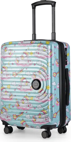 HAUPTSTADTKOFFER Mitte - Handgepäck Apfelgrün - Handgepäckkoffer (55x40x23 cm) mit TSA-Schloss und 4 Rollen, ideal für Flugreisen. Leicht, stabil und mit 42 Litern Stauraum für optimalen Komfort unterwegs.