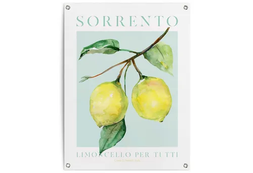 Reinders! Poster Lemon Portrait, Garten in gelb von Reinders!