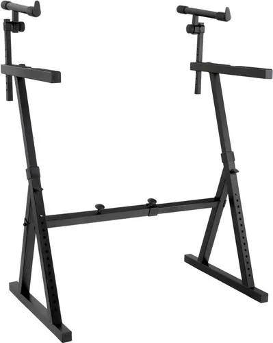 Classic Cantabile KSD-400Pro MK II Keyboardständer Plus Set - Zubehör für Tasteninstrumente, stabiler und verstellbarer Keyboardständer bis 100 kg belastbar, ideal für Musiker, die Flexibilität und Robustheit schätzen.