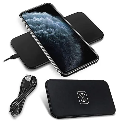 QI Wireless Ladegerät kompatibel für Apple iPhone 11/11 Pro / 11 Pro Max Ladestation Kabellos Charger Induktives Universal Schnellladegerät
