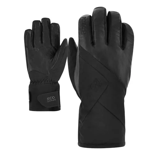 Roeckl Schlick GTX black - 10: Warme Skihandschuhe für Männer - Warme Skihandschuhe und Fäustlinge für Männer, wasserdicht und atmungsaktiv dank Gore-Tex, ideal für kalte Tage auf der Piste.