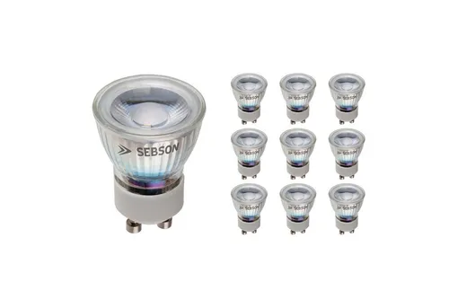 SEBSON GU10 LED-Leuchtmittel 10er Pack, warmweiß 3W von SEBSON