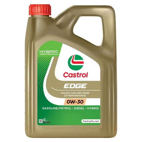 CASTROL Motoröl EDGE 15F640 für VW, MERCEDES-BENZ, AUDI - Motoröle: Hochleistungs-Synthetiköl mit Viskosität 0W-30, ideal für moderne Motoren und verlängerte Lebensdauer.