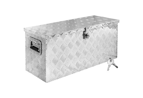 Trucky Anhänger-Deichselbox Truckbox Box Werkzeugkiste Anhängerbox Deichselbox 15 Größen Alumium