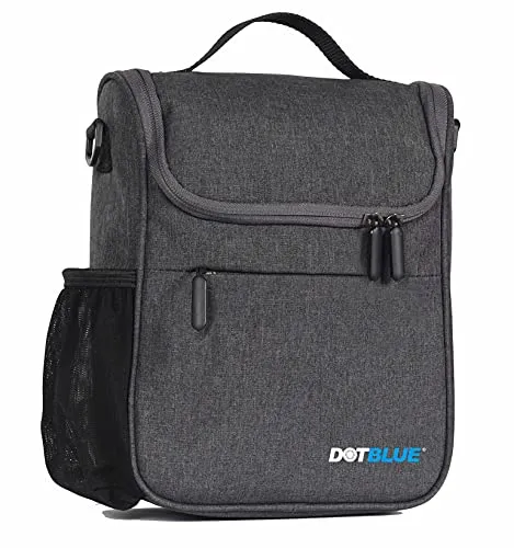 Dot-Blue LT 300 | universal Fahrrad-Lenkertasche mit 5 Liter Volumen, Netztasche, Regenüberzug, Schultergurt,Tragegriff und Klettverschluss-System