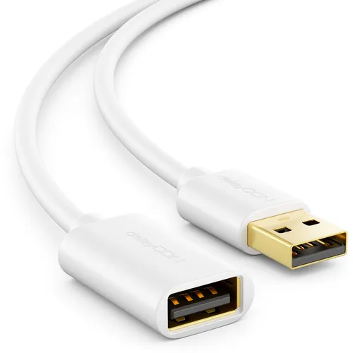 2m USB Verlängerungskabel Datenkabel USB2.0 Verlängerung A-Stecker zu A-Buchse