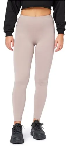 Bellivalini Damen Thermo Leggings Gefüttert für Winter Warme Apre Ski BLV50-320 (Caffelatte, XXL)