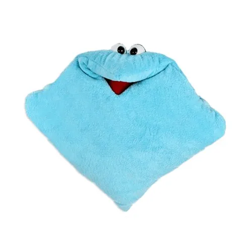 Living Puppets Handpuppe Wunschtraumkuschelmuschelkissen Blau, 40 x 40cm - Schnuffeltücher & Trösterchen, vielseitig einsetzbar als Kuschelkissen und Lernhilfe für Kinder, fördert spielerisch Emotionen und soziale Kompetenzen.