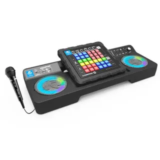 Idance DJ-Mixer-Set Remix DJ2 mit Licht und Sound