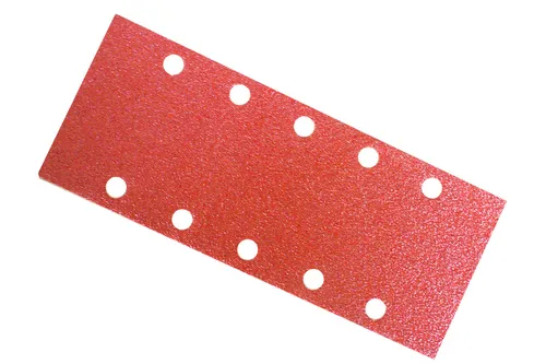 10x Schleifpapier für Schwingschleifer 115x280mm 10-Löcher Körnung 180
