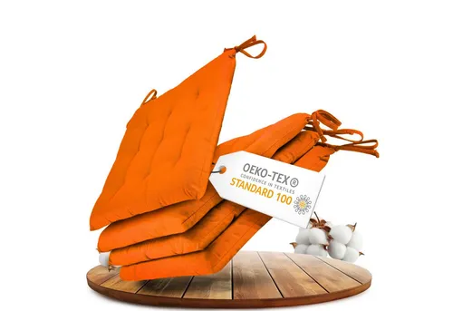 Sitzpolster Orange von Gräfenstayn