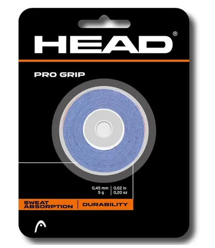 Head Overgrip Pro Grip 0.45mm (mit Sand behandelte Oberfläche) blau 3er