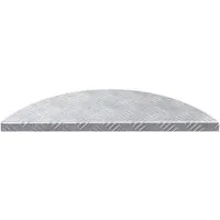 vidaXL Treppenstufen 15 Stk. Aluminium Rutschfest 60x18 cm - Treppen & Geländer - Rutschfeste Aluminiumstufen für Sicherheit und Stil, ideal für Innen- und Außenbereiche, langlebig und mit modernem Design.