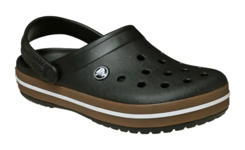 Crocs Sandale Crocband Gum Clog schwarz - Größe 41-42 - Stylische Crocs Sandale mit Gummiband und sportlichem Design. Genießen Sie den Komfort des leichten Croslite-Schaummaterials und die einfache Pflege. Ideal für jeden Anlass!