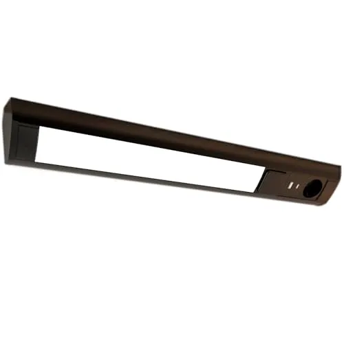 kalb I LED Unterbauleuchte mit Schalter und Steckdose - Unterschrank Beleuchtung mit 3000 Kelvin für optimale Küchenbeleuchtung, integrierte Steckdose und USB-Port für bequemes Laden von Geräten.