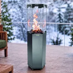 BRAST Gasheizstrahler FLAME anthrazit