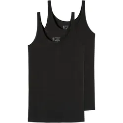 Schiesser Damen 2 Pack Trägertop Unterhemd