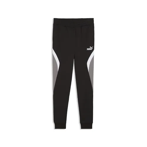 PUMA Herren Essentials Colourblock Jogginghose M, Schwarz