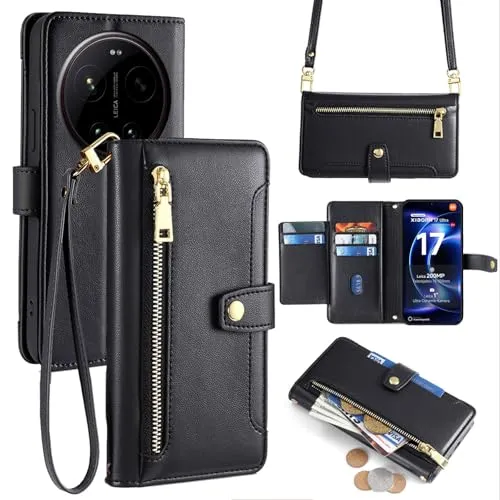 betterfon Handyhülle mit Portemonnaie für Xiaomi 17 Ultra